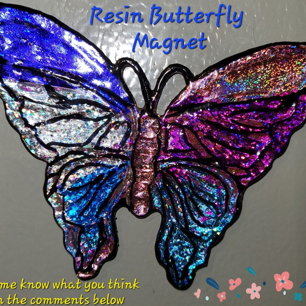 Handmade Butterfly Magnet